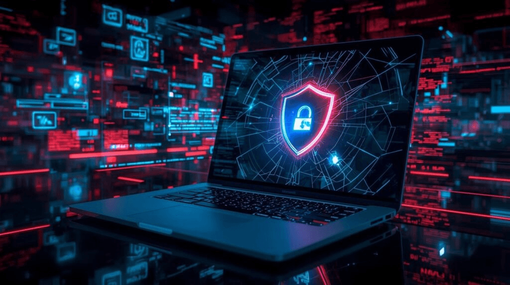 Microsoft AI analyzing and detecting potential malware threats in real-time