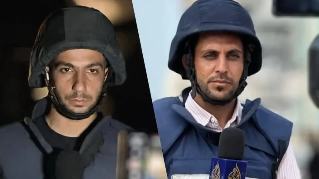 গাজার সাংবাদিক আনাস আল-শরীফের ছবি