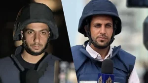 গাজার সাংবাদিক আনাস আল-শরীফের ছবি