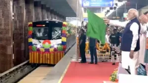 মেট্রো রেল নেটওয়ার্ক সম্প্রসারণে ১৪ কিমি নতুন লাইন উদ্বোধন করলেন প্রধানমন্ত্রী নরেন্দ্র মোদী