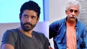 ফারহান আখতার ও নাসিরুদ্দিন শাহ সম্পর্কিত বিতর্কের ছবি