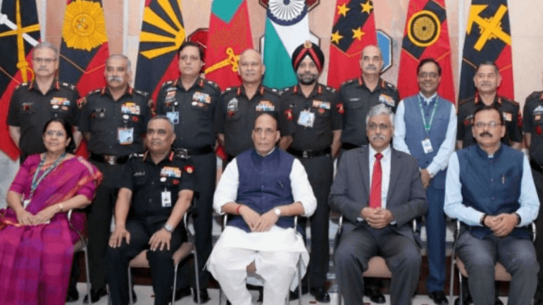 কম্বাইন্ড কমান্ডার্স কনফারেন্সে ভারতীয় সেনা কর্মকর্তাদের কৌশলগত আলোচনা