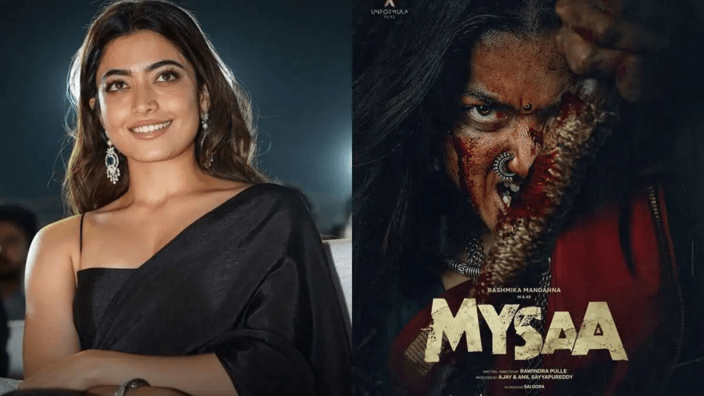 সা’ পোস্টারে রাশমিকা মান্দানার উগ্র এবং বিধ্বংসী রূপ